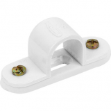 20mm White PVC Conduit Spacer Bar Saddle